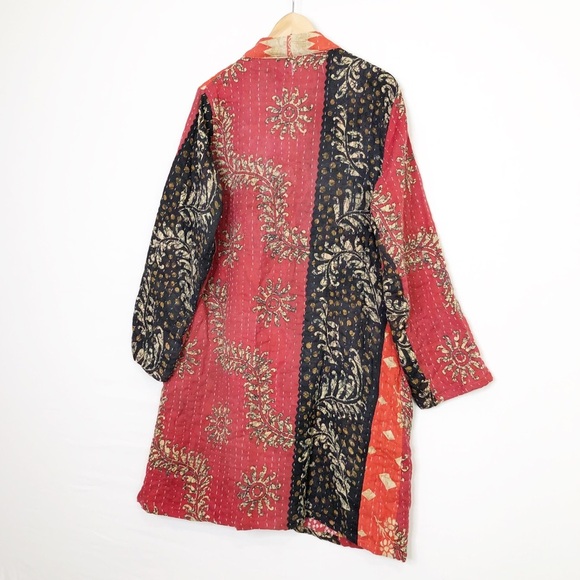 She’s 1 Oak She’s one of a kind multicolored open closure reversible kimono - Picture 4 of 8